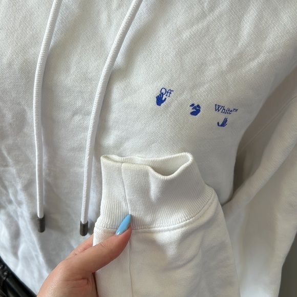 Off white hoodie white and purple - Picture 3 of 8